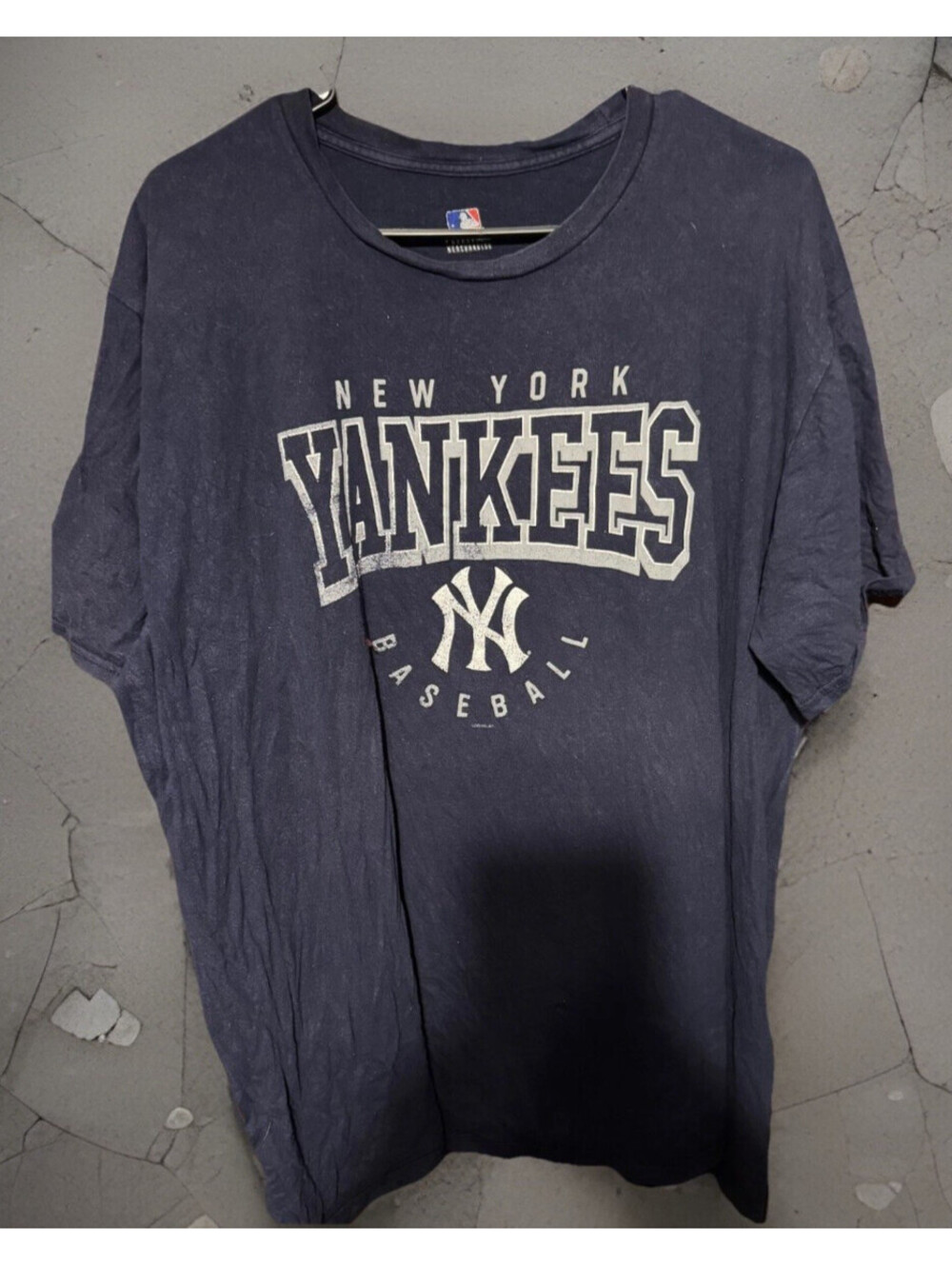 New York Yankees Short Sleeve Tee Mens XXL Blue